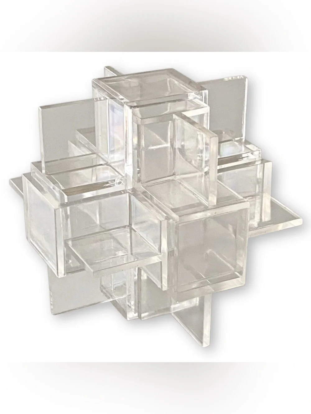 Reiss Games Vintage 313 Torment Set of 2 Acrylic Interlocking Brainteaser Puzzle